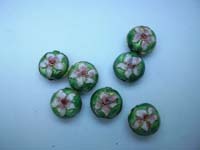 Cloisonne Flattened Round