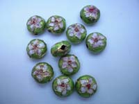 Cloisonne Flattened Round
