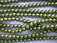 Glass Pearls 6mm Shiny
