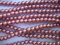Glass Pearls 6mm Shiny